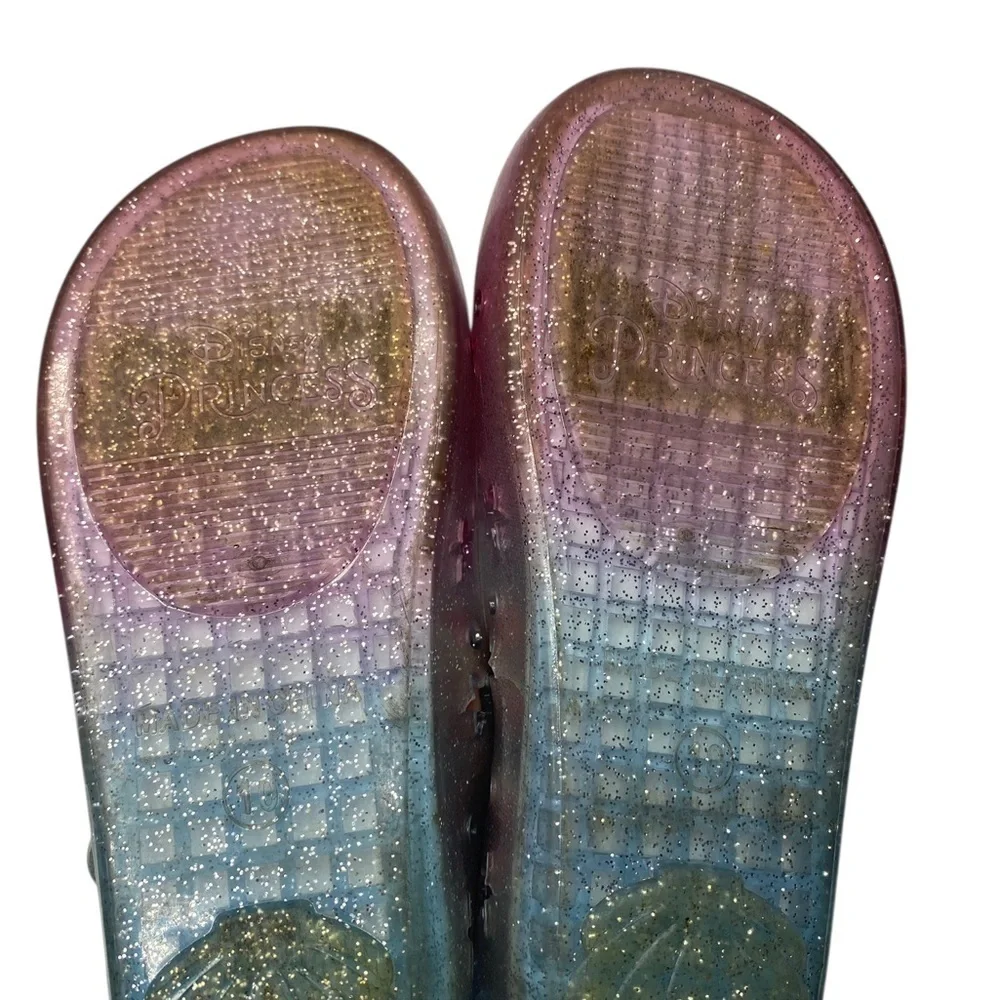 Disney Purple and Blue Sandals with Little Mermaid Design size 10